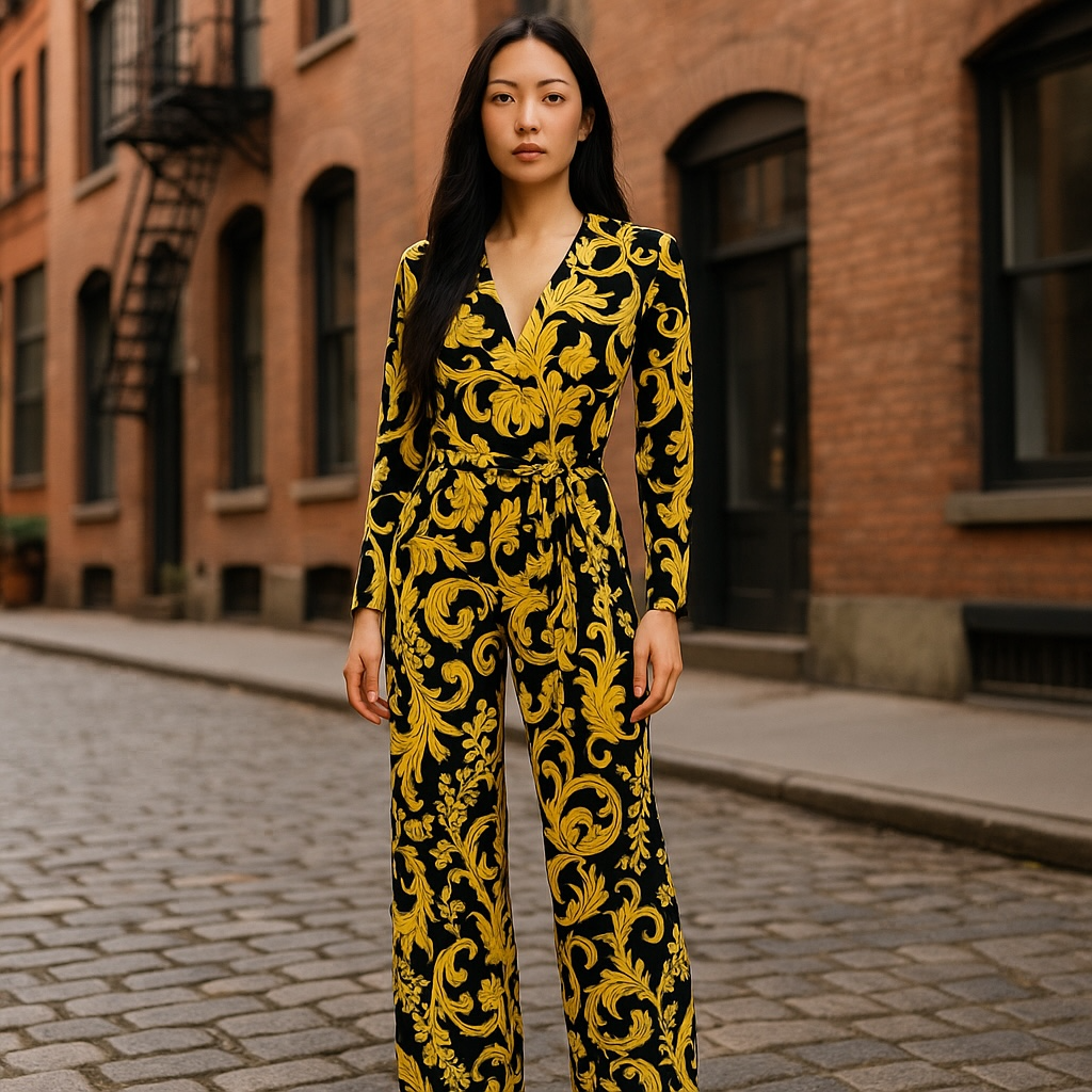 inspired Versace women's jumpsuit